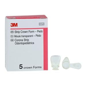 3M™ Unitek™ Strip Crown Form Size 3 Replacement Crowns Prim Upr Lft Cntrl 5/Bx