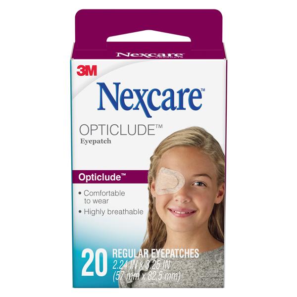 Nexcare Opticlude Cotton Eye Patch 2.24x3.25" Oval Regular LF