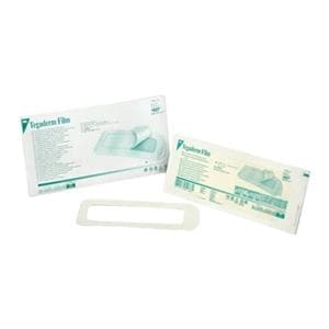 Tegaderm Film Frame Style Dressing 4x10" Sterile Adhesive Adherent Trans LF