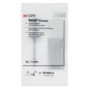 3M RelyX Veneer Cement B0.5 / White 3 Gm Syringe Refill 3gm/Ea