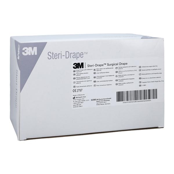 Steri-Drape 25x22" Sterile Minor Procedure Drape Fenestrated, 4 BX/CA