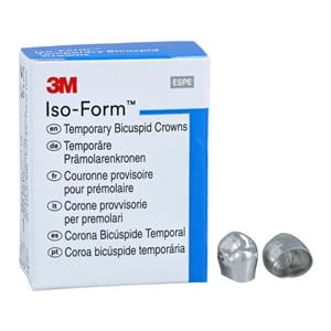 3M™ Iso-Form™ Temporary Metal Crowns Size L40 1st LRB Replacement Crowns 5/Bx