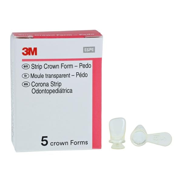 3M™ Unitek™ Strip Crown Form Size 3 Replacement Crowns Prim Upr Lft Lat 5/Bx