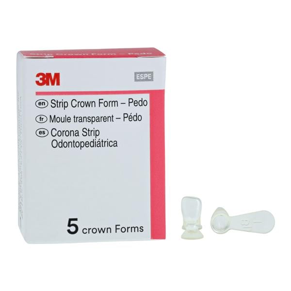 3M™ Unitek™ Strip Crown Form Size 1 Replacement Crowns Prim Upr Rght Lat 5/Bx