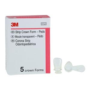 3M™ Unitek™ Strip Crown Form Size 3 Replacement Crowns Prmry Upr Rt Ltrl 5/Bx