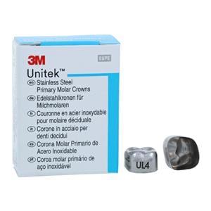 3M™ Unitek™ Stainless Steel Crowns Size 4 2nd Prim ULM Replacement 5/Bx