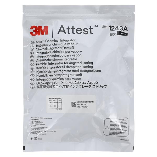 3M™ Attest SteriGage Chemical Integrator 2 in x 0.75 in 500/Pk