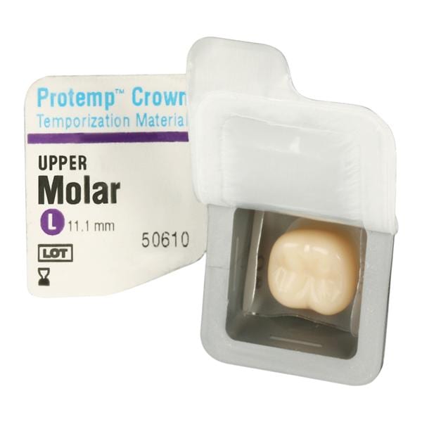 3M™ Protemp™ Composite Crowns Upper Large Molar Refill 5/Pk