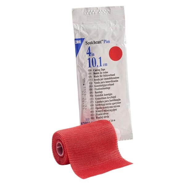 Scotchcast Plus Tape Red 4"x4yd