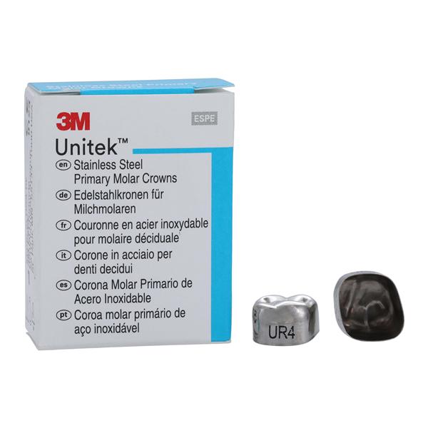 3M™ Unitek™ Stainless Steel Crowns Size 4 2nd Prim URM Replacement 5/Bx