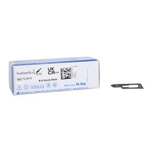 Polymer Coated Sterile Surgical Blade #15 Disposable 50/Bx