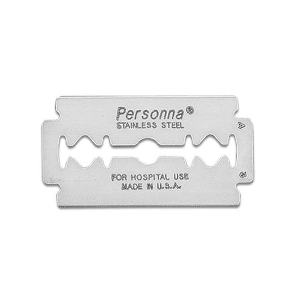 Personna Stainless Steel Non-Sterile Surgical Prep Blade 0.004" Dsp 100/Bx