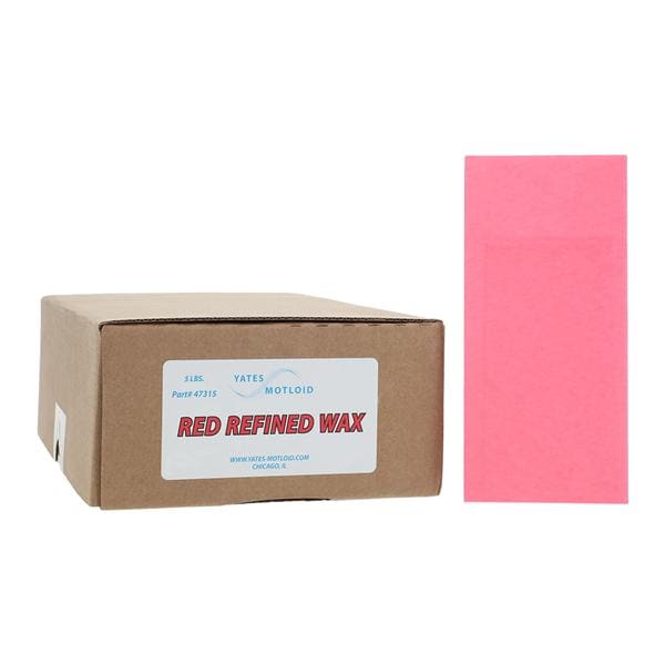 Baseplate Wax All Purpose Refined Sheet Red Ea