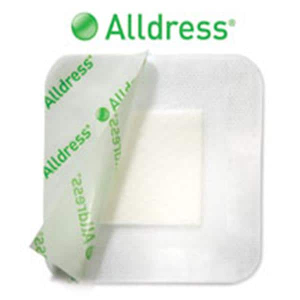 Alldress Composite Island Dressing 4x4" Self-Adhesive Low Adherent