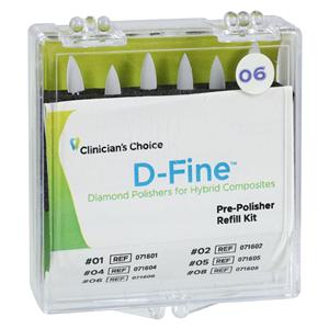 D-Fine Diamond Pre-Polisher Refill 6/Pk