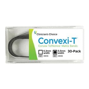 Convexi-T Tofflemire Dead Soft Matrix Band 0.025 mm Thin 30/Pk