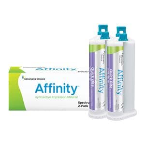 Affinity Quick Bite Impression Material Fast Set Refill w/o Tips 2/Pk