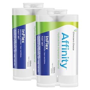 Affinity Impression Material Hydroactive Fast Set 120 mL Inflex Refill 2/Pk