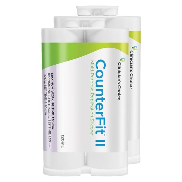 CounterFIT II Impression Material 120 mL Normal Set Medium Flow 2/Pk