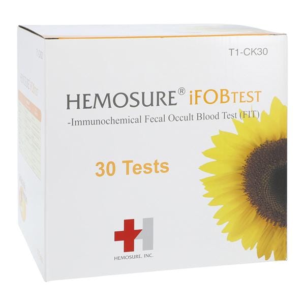 Hemosure iFOB: Immunological Fecal Occult Blood Test Kit CLIA Waived 30/Bx