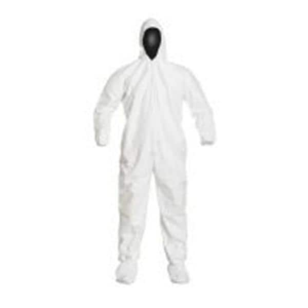 Tyvek IsoClean Pull Over Hood One Size White 100/Ca