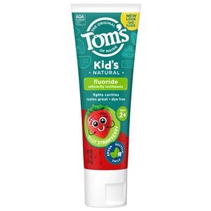 Tom's of Maine Anticavity Toothpaste Child 5.1 oz Strawberry 5.1/Tb, 24 TB/CA