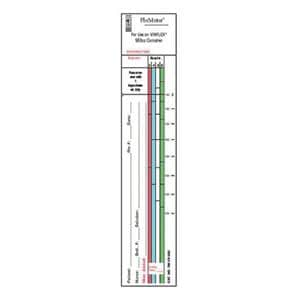 Removable IV Label 1.5 in x 10.5 in For 1000 ml Baxter/Viaflex Paper 1000/Bx