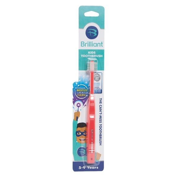 Baby Buddy Brilliant Toothbrush Red 2-5 Years Ea