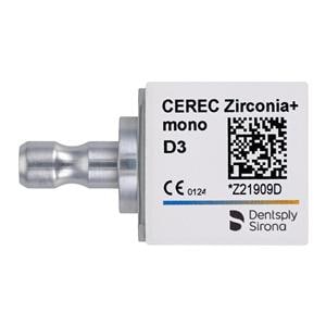 CEREC Zirconia+ Mono D3 For CEREC 3/Bx