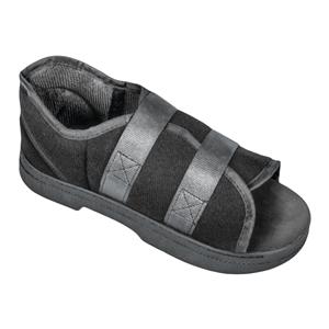 Softie Post-Op Shoe Poly-Cotton Blend/Tricot Foam Black Large Men 10.5-12