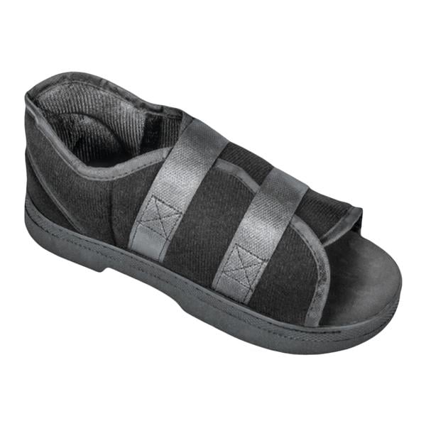 Softie Post-Op Shoe Poly-Cotton Blend/Tricot Foam Black Large Men 10.5-12