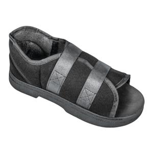 Softie Post-Op Shoe Poly-Cotton Blend/Tricot Foam Black Medium Men 8.5-10