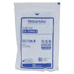 Actisorb Towel OR Blue Sterile