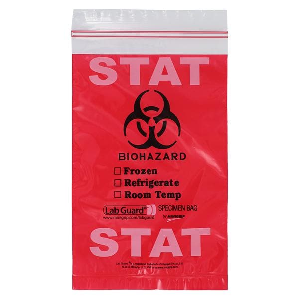 Biohazard Bag Reclosable 50/Pk, 20 PK/CA