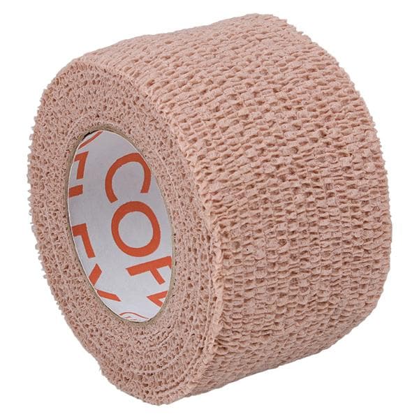 CoFlex Compression Bandage Elastic 1.5"x5yd Tan Non-Sterile 48/Ca