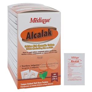 Alcalak Antacid Tablets 420mg Spearmint 100X2/Bx