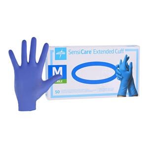 SensiCare Nitrile Exam Gloves Medium Blue Non-Sterile, 10 BX/CA