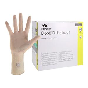 Biogel PI UltraTouch Polyisoprene Surgical Gloves 7.5, 4 BX/CA