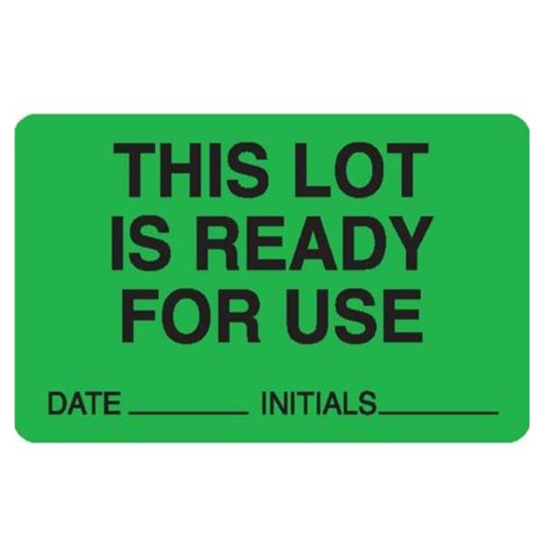 Label Green 2-1/2x1-1/2" 1000/Rl