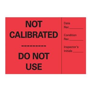 Lab Communication Label Paper Not Calibrated Red 2x3" 1000/Rl