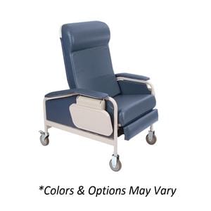 Clinical Recliner Steel Frame Royal Blue Ea