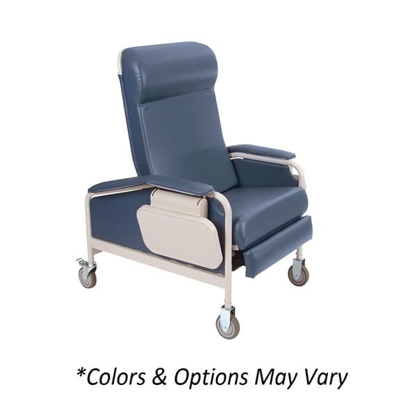 Clinical Recliner Steel Frame Royal Blue Ea