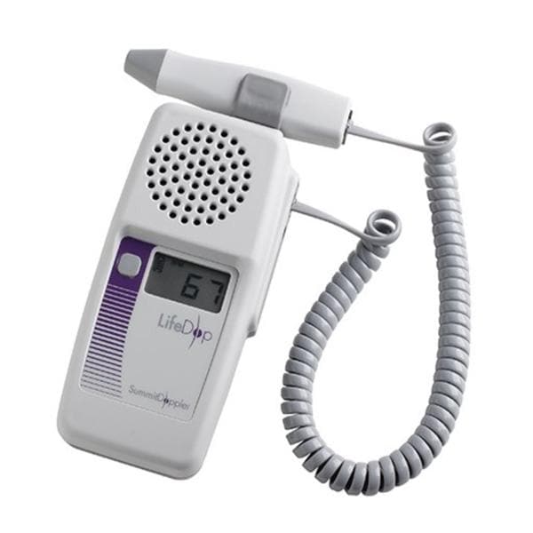 LifeDop 250 Obstetric/Vascular Doppler Battery-Powered LCD/Built-In Speaker Ea