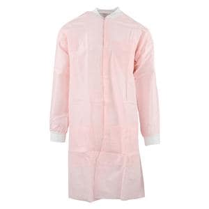 SafeWear High Performance Protective Lab Coat SMS Fabric Small Pretty Pink 12/Bg, 5 BG/CA