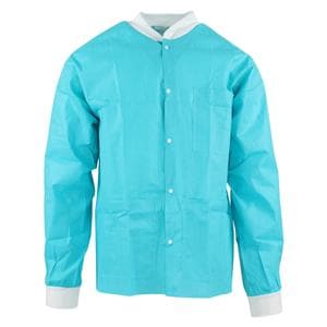 SafeWear Hipster Protective Lab Jacket SMS Polypro Fbrc Med Tropical Teal 12/Bg