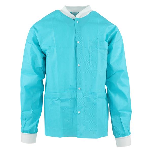 SafeWear Hipster Procedure Lab Jacket SMS PP Fbrc X-Large Tropical Teal 12/Bg