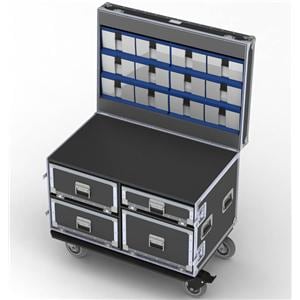 MobileMed XL Pro Series Case Trainers 3 Keyed Locks 41-1/2x27-3/4x33-1/2" Blk Ea