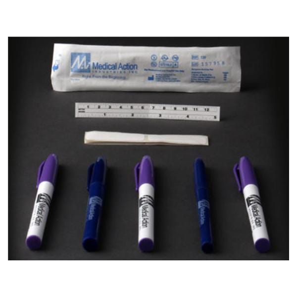 Medical Action Marking Marking Pen Standard Tip Purple Non-Sterile