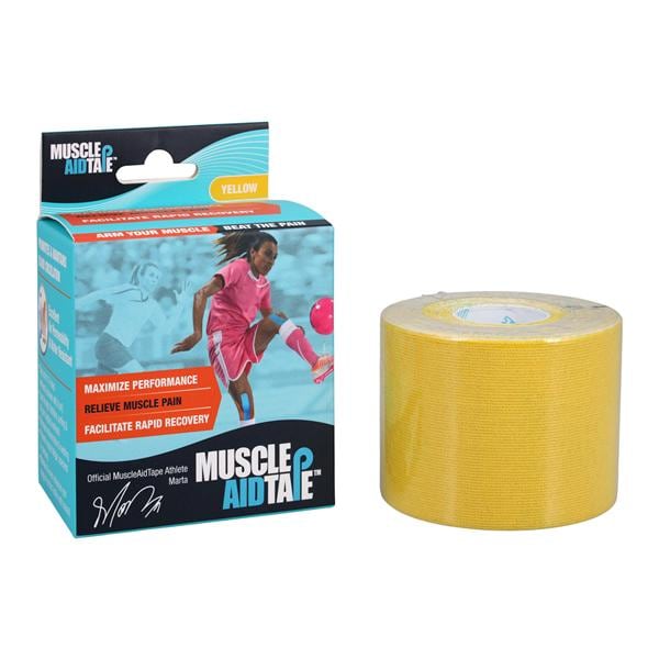 Kinesiology Tape Elastic 2"x16.4 Yellow 1/Rl