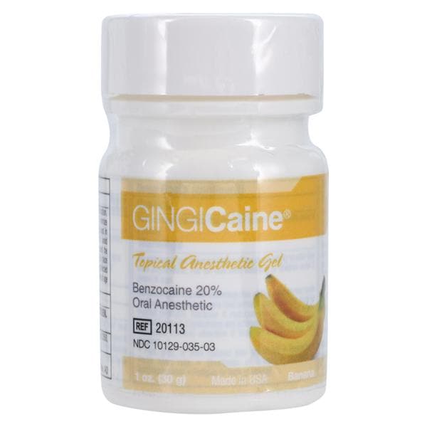 Gingicaine Topical Anesthetic Gel Banana 1oz/Jr